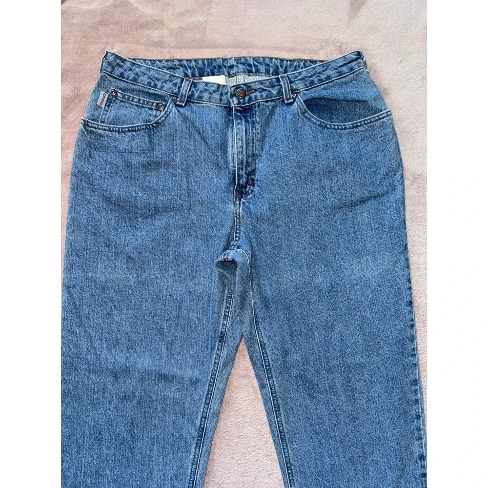 Carhartt Women's Jeans Blue Denim Mid Rise Relaxed‎ Fit Size 16 NWT